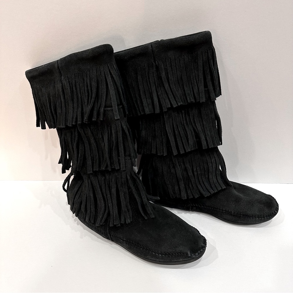 Minnetonka 3-Layer Fringe Boot